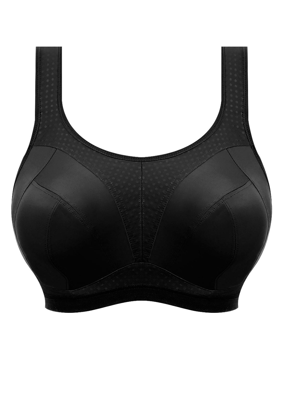 Dynamic Soft Cup Crop Top Sport Bra AC4014 - Black