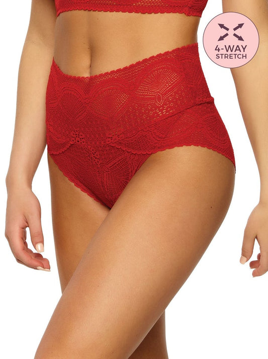 Finesse Mock-Wrap Brief 670103 - Tango Red