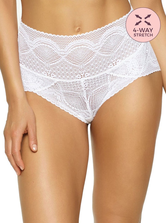 HSIA Floral Bridal Lace Back Intricate Stylish Cheeky Underwear