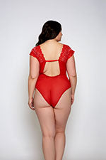 Natalia Lace Teddy 85002 - Red