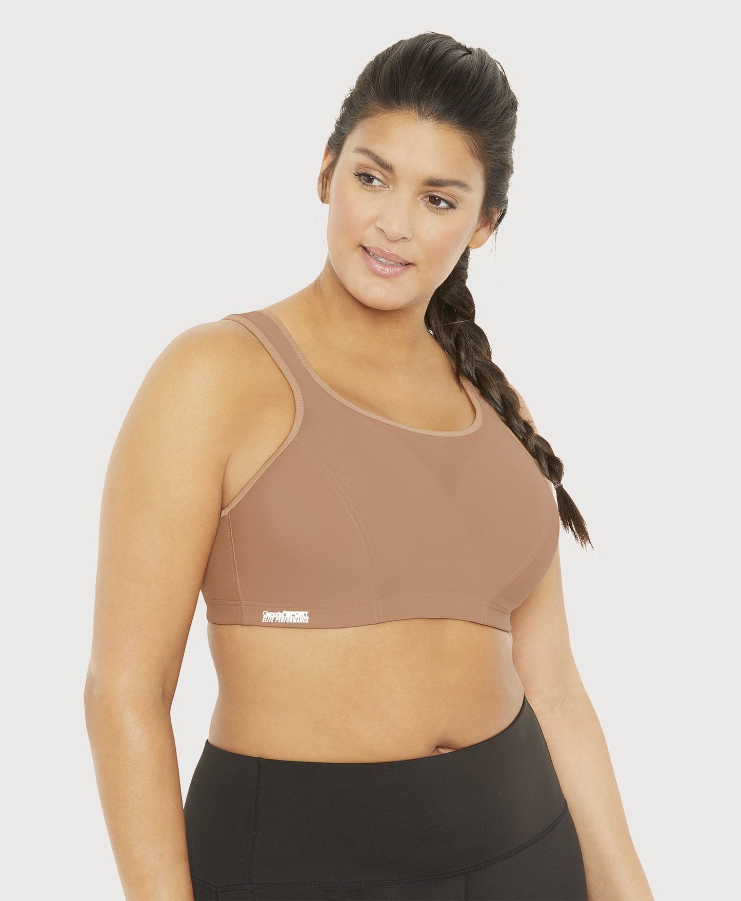 9160 Max Out High Support Underwire Sport Bra - Cappuccino