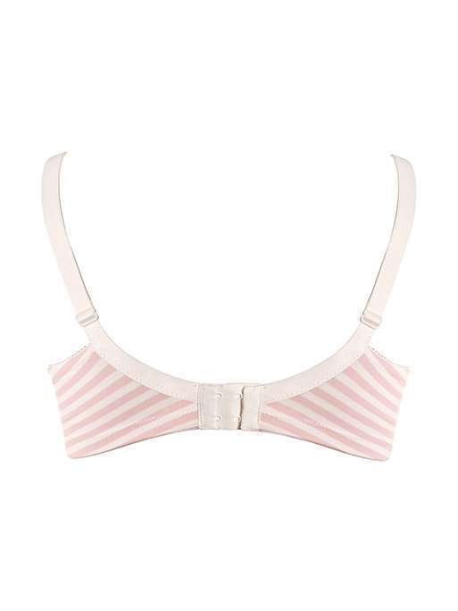 Blossom Wireless Nursing Bra - Pink/White