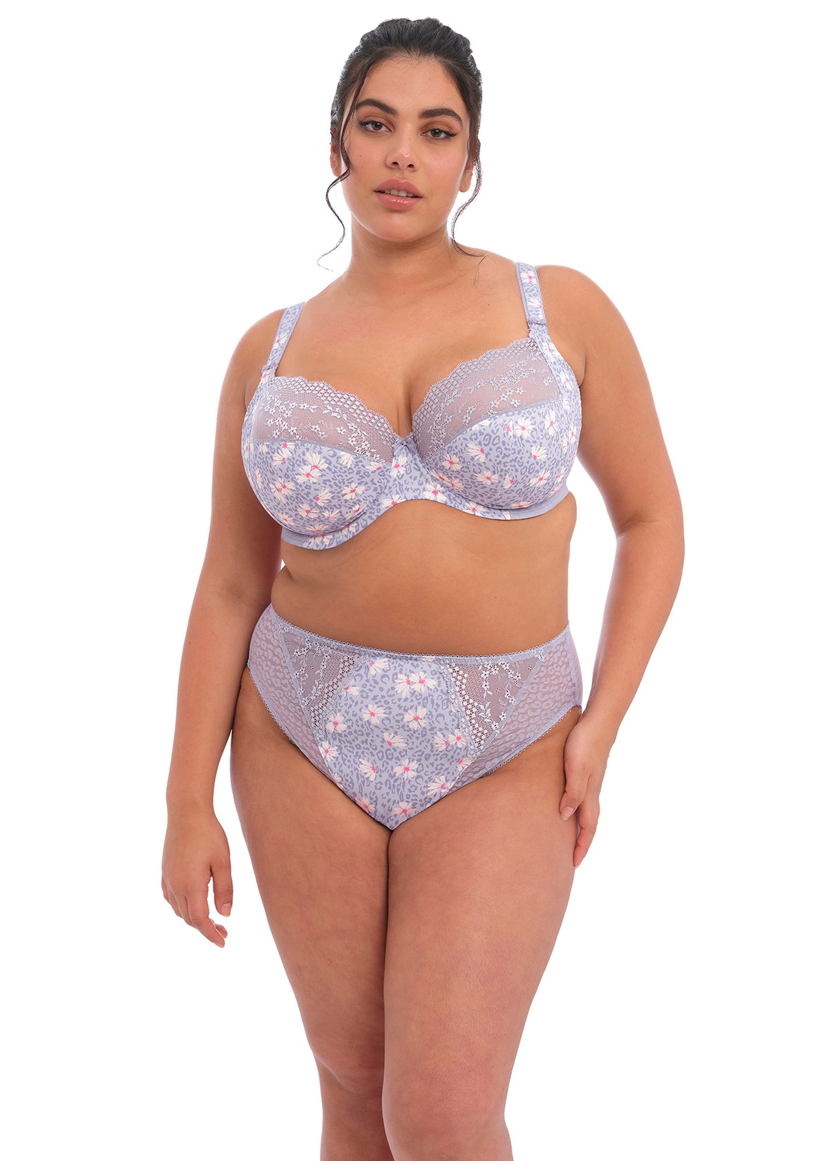 Lucie Underwire Plunge Bra EL4490 ALN - Aleutian