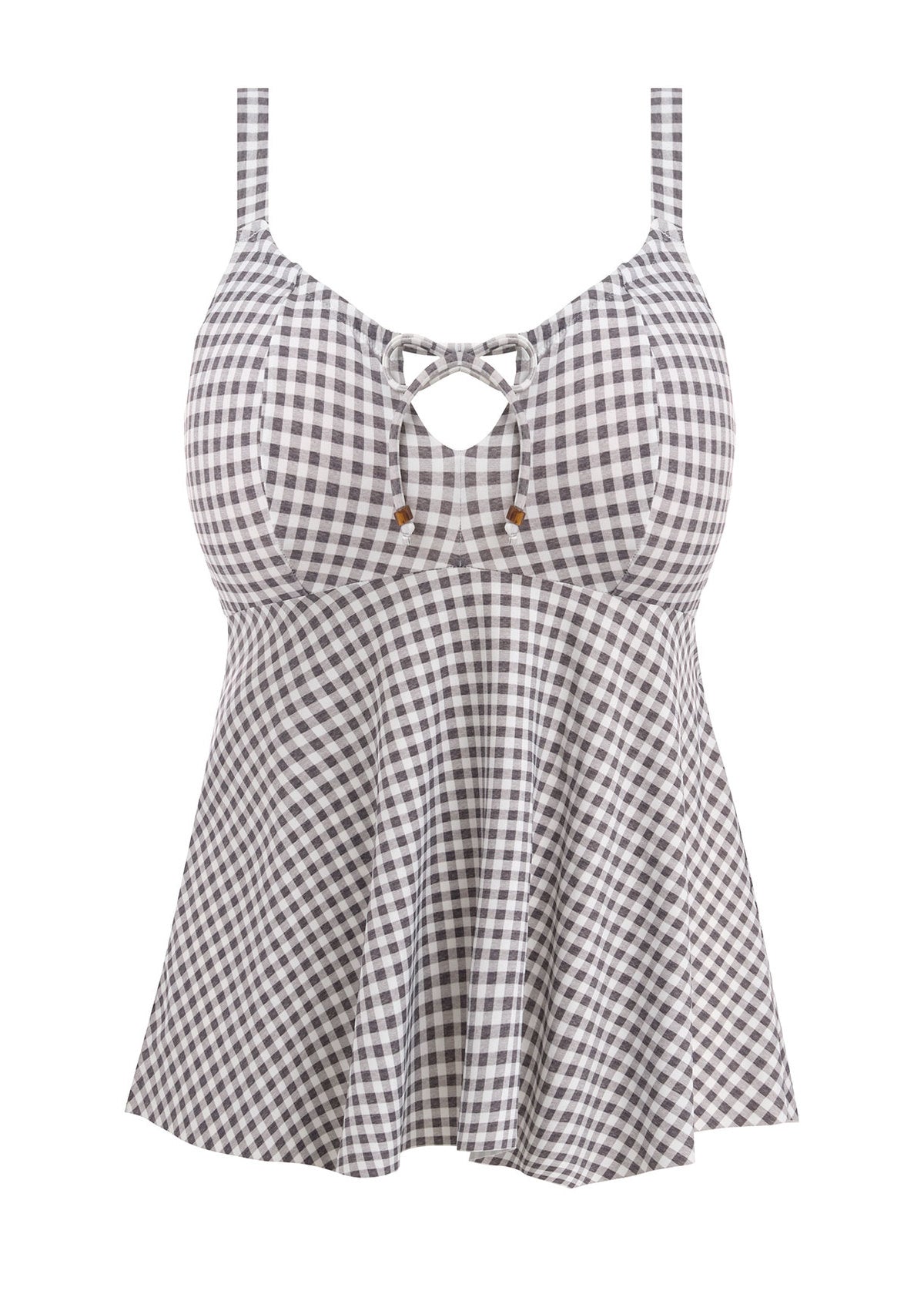 Checkmate Wireless Moulded Tankini Top ES800361 - Grey Marl