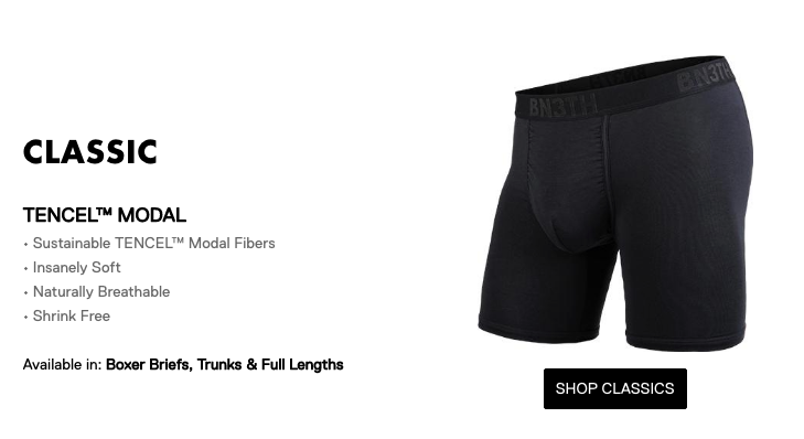 Classic Trunk: Black 2 Pack  BN3TH Underwear –