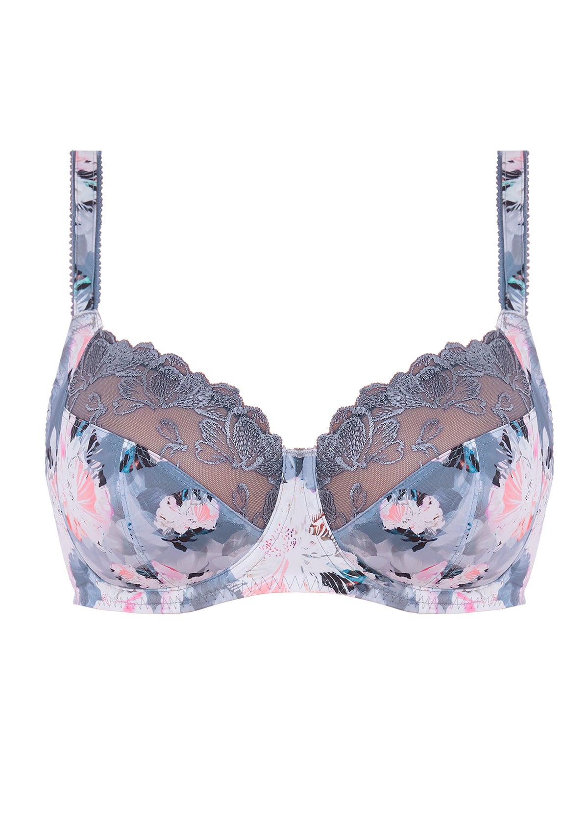 Corryn Side Support Bra FL100201 - Smokey Blue