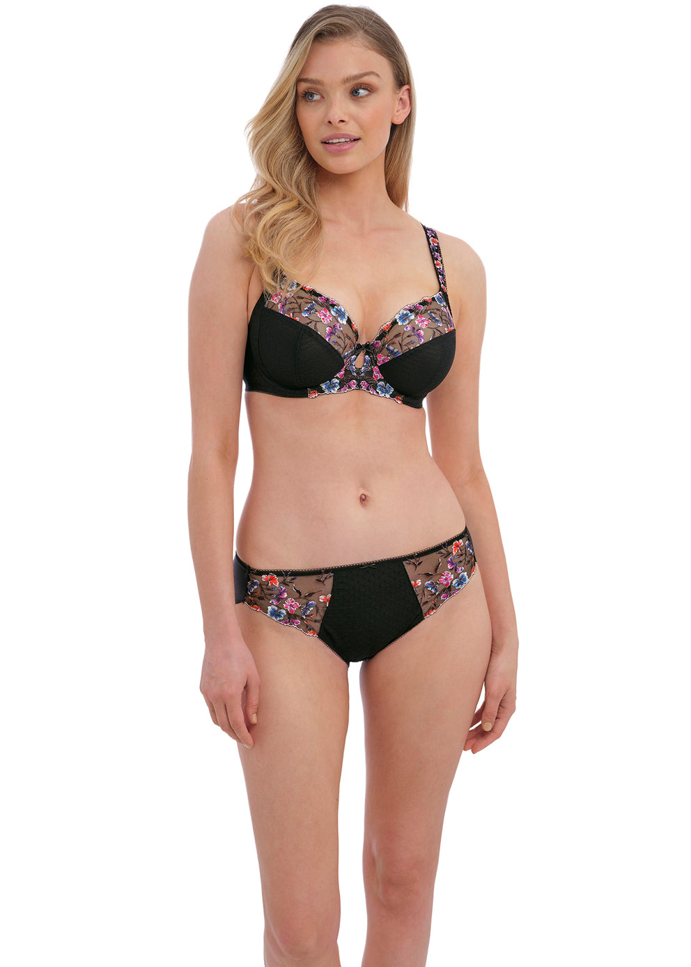 Aurelia Side Support Bra FL1010001 - Black