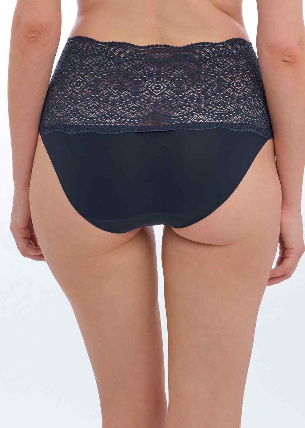 Lace Ease Invisible Stretch Full Brief FL2330 NVY - Navy