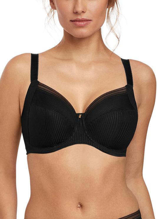 Fantasie Fusion Underwired Full Cup Side Support Bra - Slate - Curvy Bras