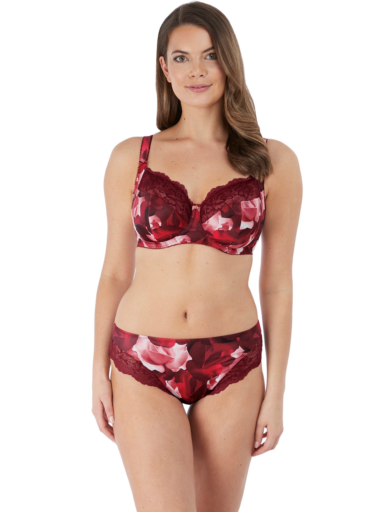 Rosemarie Side Support Bra FL6942 ROG - Red