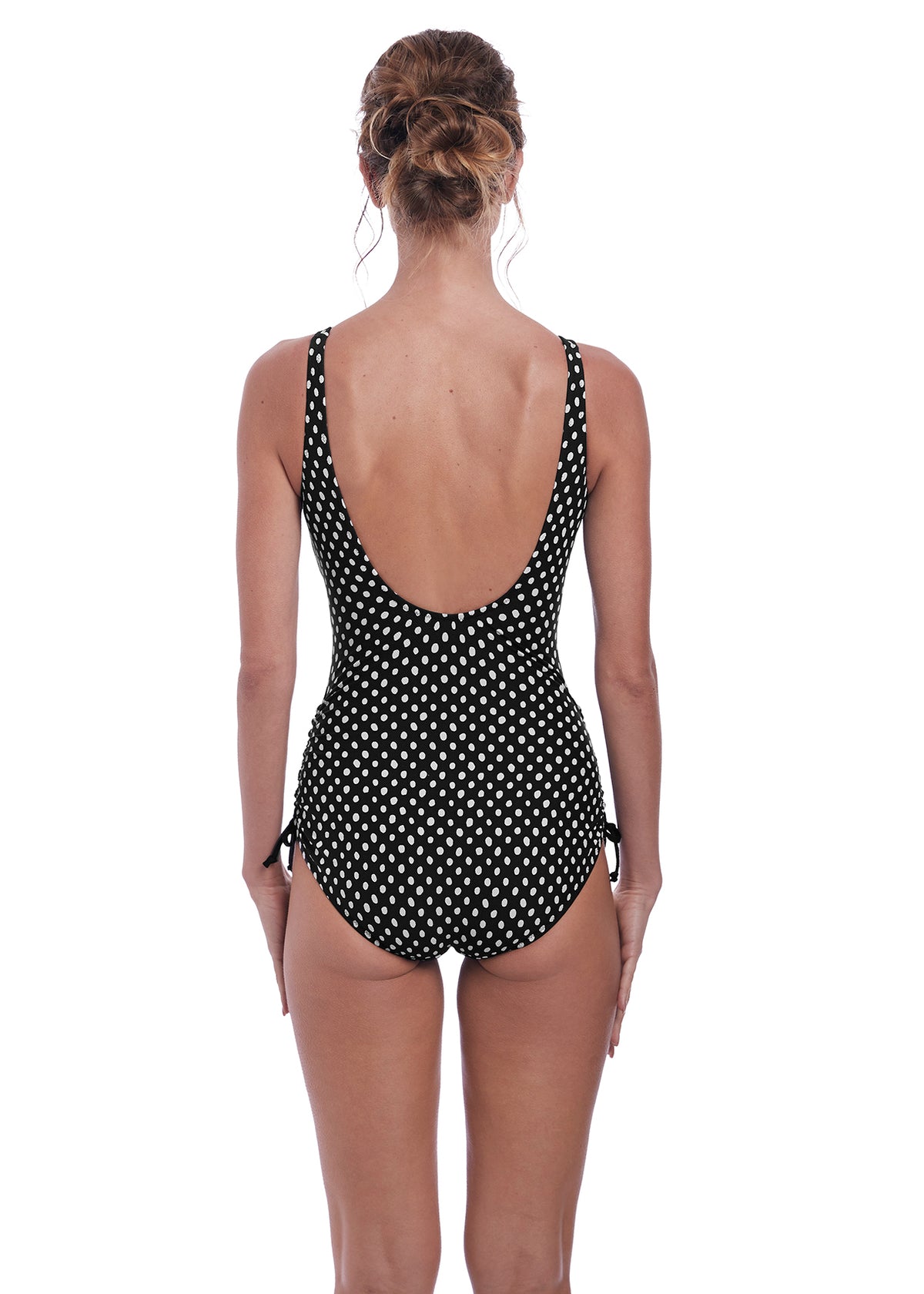 Plunge neck bathing on sale suit