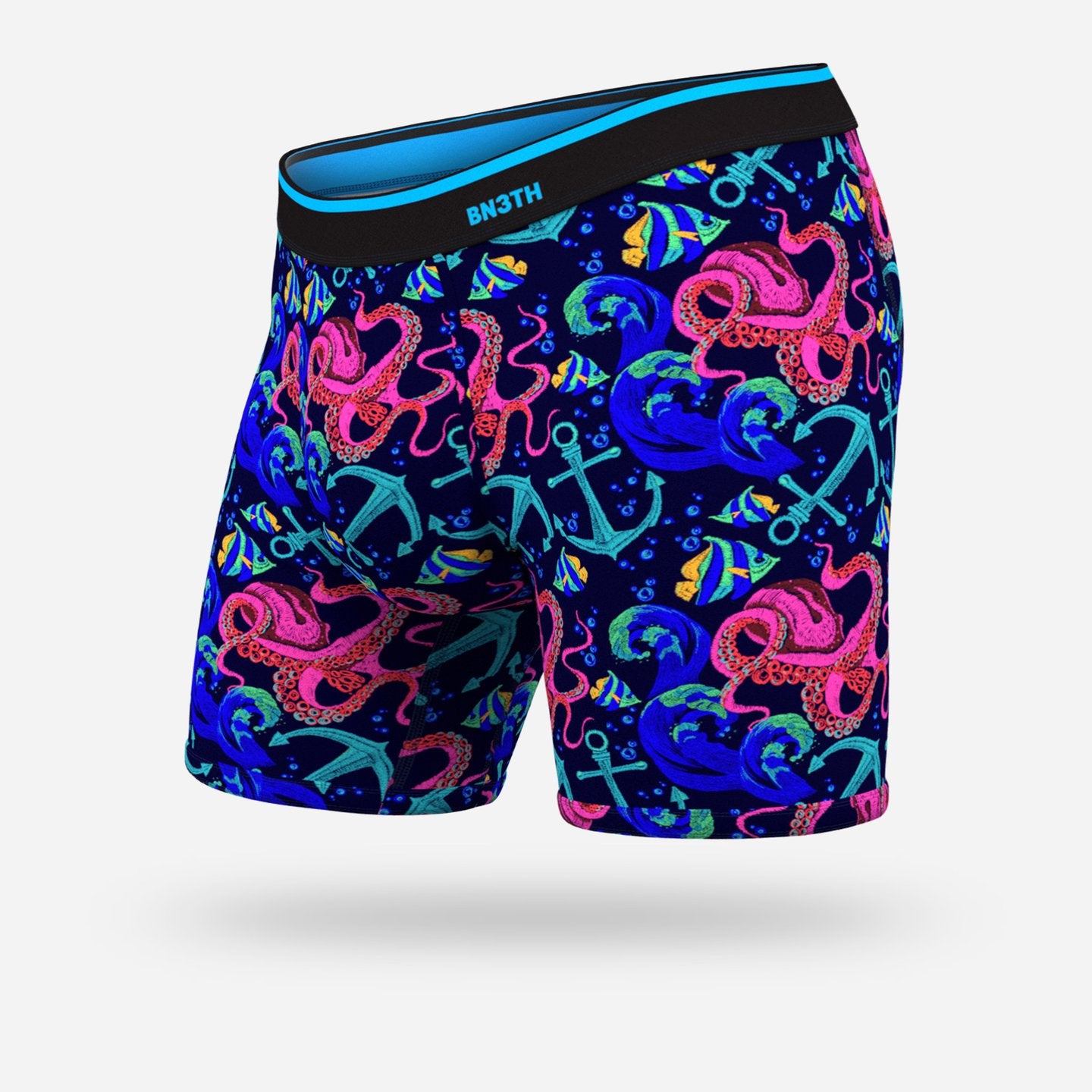 BN3TH 6.5" Classic Boxer Brief - Under the Sea - Navy