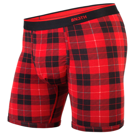 BN3TH Classic 6.5" Boxer Brief - Fireside Plaid Red