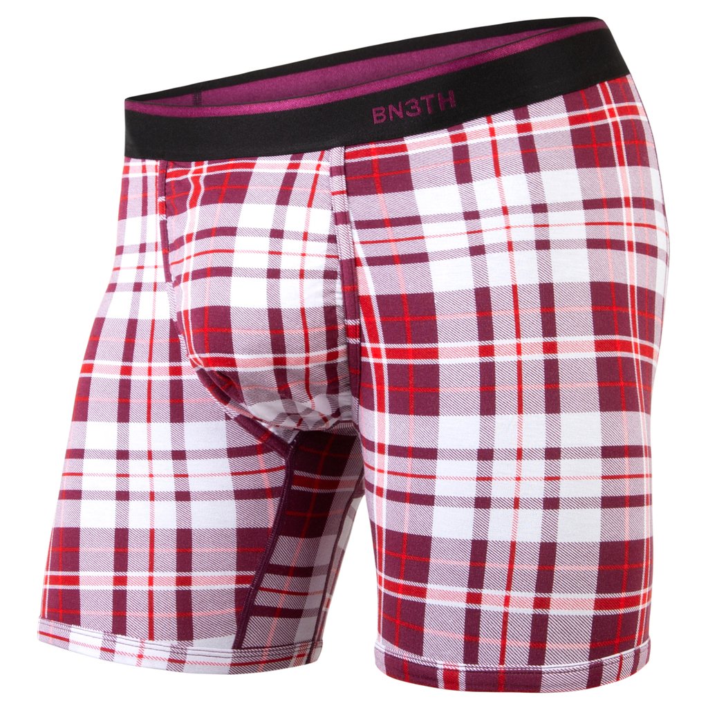 BN3TH 6.5" Classic Boxer Brief - No Plaid Days Wine