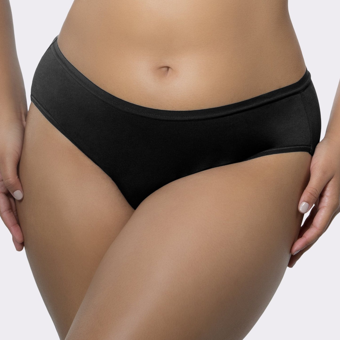 Cozy Hipster Panty 504 - Black