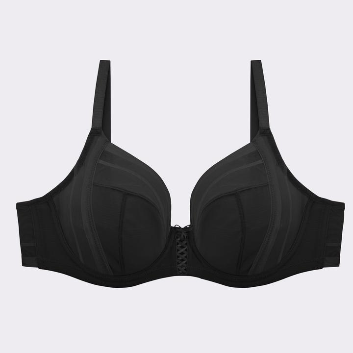 Shea Side Support Plunge Bra 6062 - Black