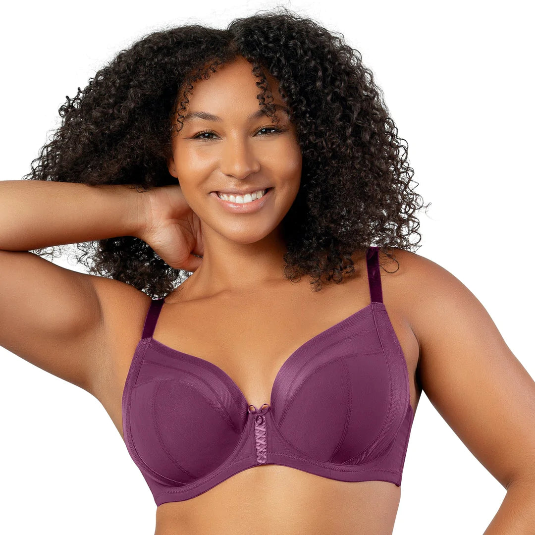 Shea Side Support Plunge Bra 6062 - Blackberry