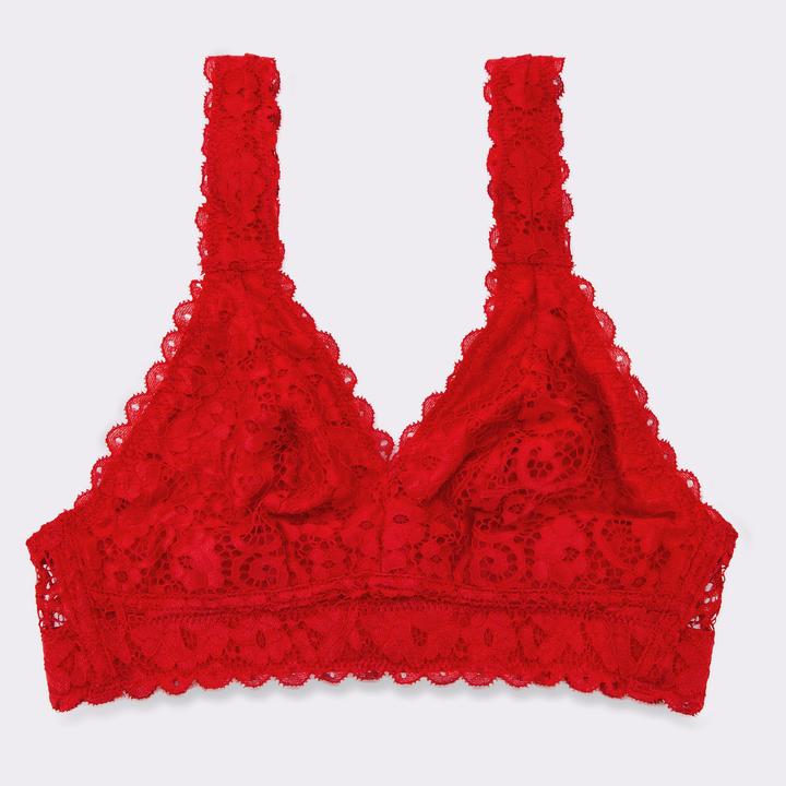 Adriana Lace Bralette with J-Hook Racing Red 38D by Parfait