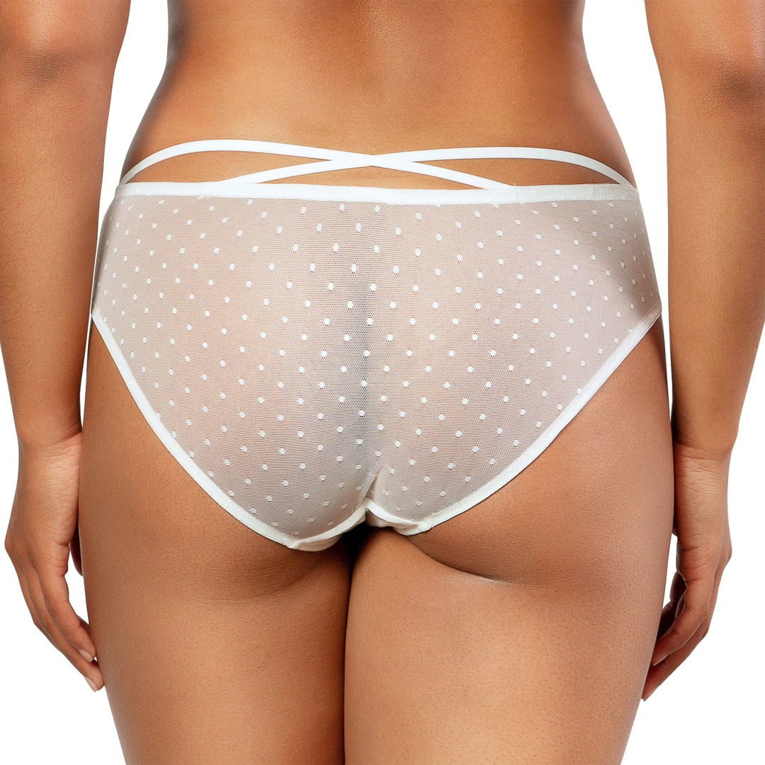Mia Hipster Panty 5955 - Pearl White