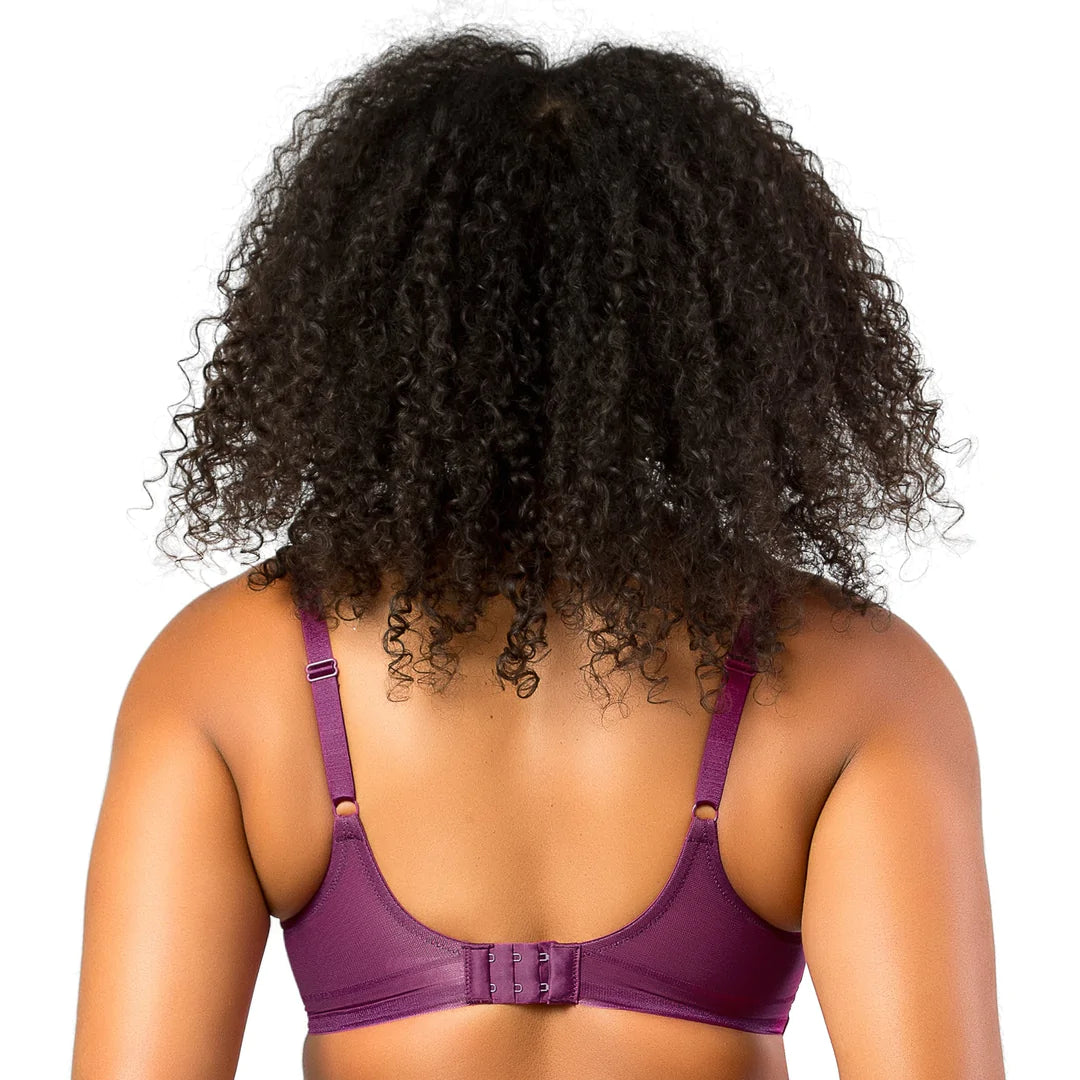 Shea Side Support Plunge Bra 6062 - Blackberry – Purple Cactus