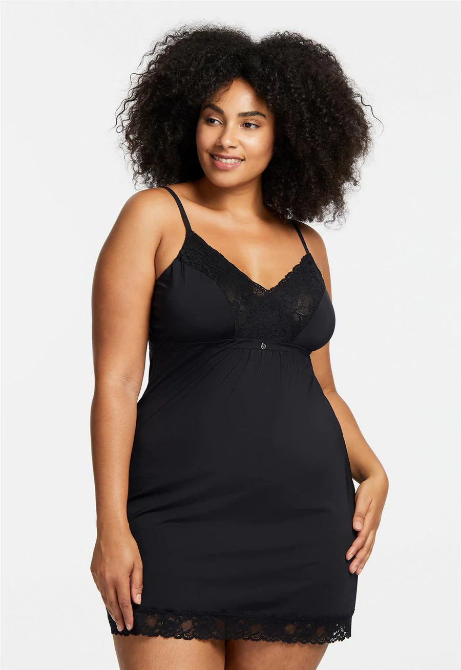 Bust Support 34" Chemise 9394 - Black