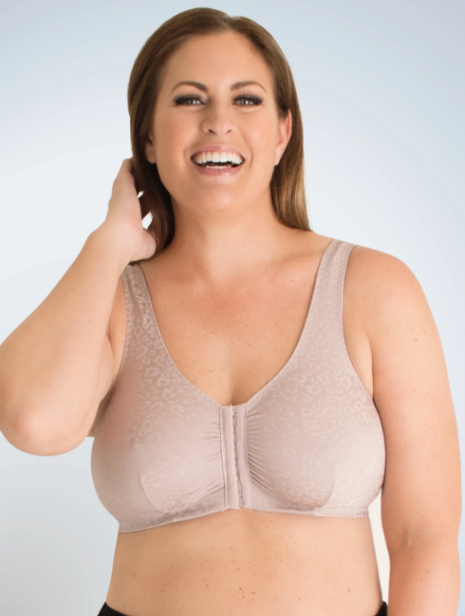 Lena - Front Close Sleep, Leisure or Nursing Bra 5420 - Warm Sand