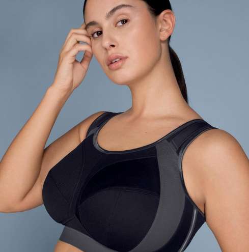 Chill Out Seamless Sports Bra - Anthracite –