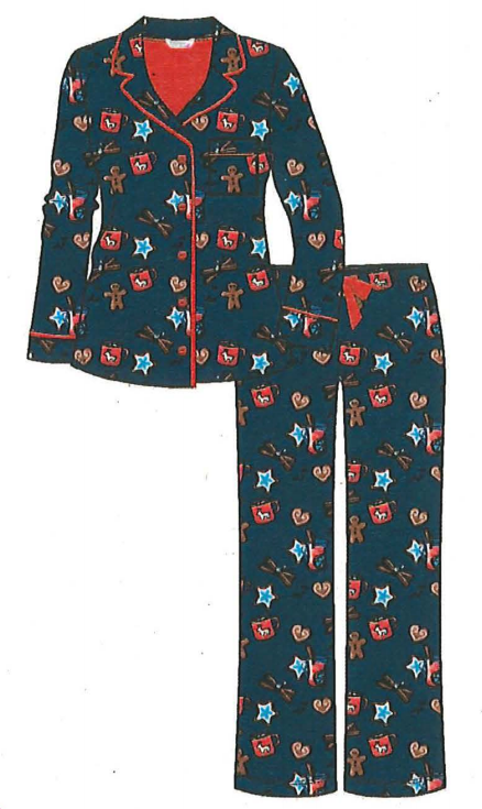 100% Cotton Flannel Pyjamas 15175 - Mugs