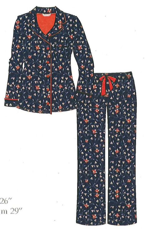 100% Cotton Flannel Pyjamas 15175 - Jasmine