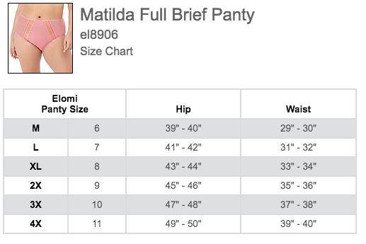 Matilda Full Brief EL8906 BLK - Black