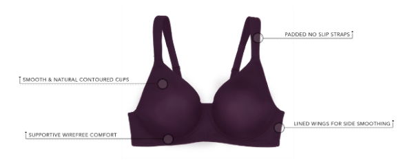 Brigitte - Lace Underwire Padded Comfort Bra 5214 - Taupe – Purple