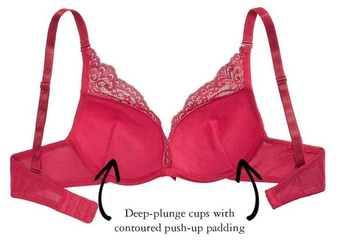 Lycra Cotton Non-Padded Girls Sexy Bra, Red at Rs 799/piece in