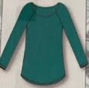 Private Island Long Sleeve Top C151212 - Green