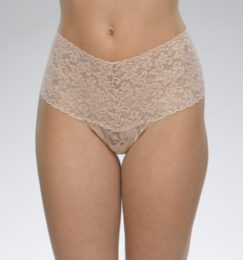 Retro Signature Lace Thong One Size PR9K1926 - Bliss Pink or Chai