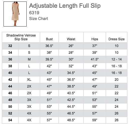 Snip It Adjustable Length Full Slip 6319 - Nude