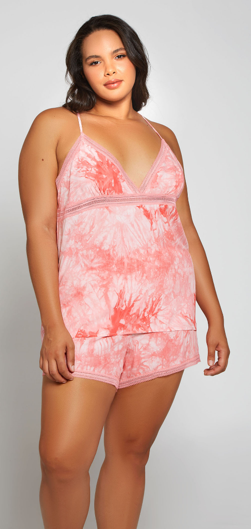 Doreen Cami Pyjama Set 78066 - Pink Tie Dye