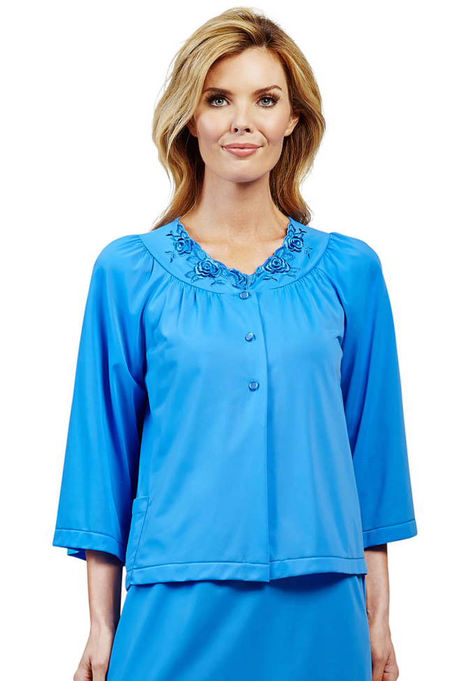 Bed Jacket/Reading Jacket 75280 - Sapphire