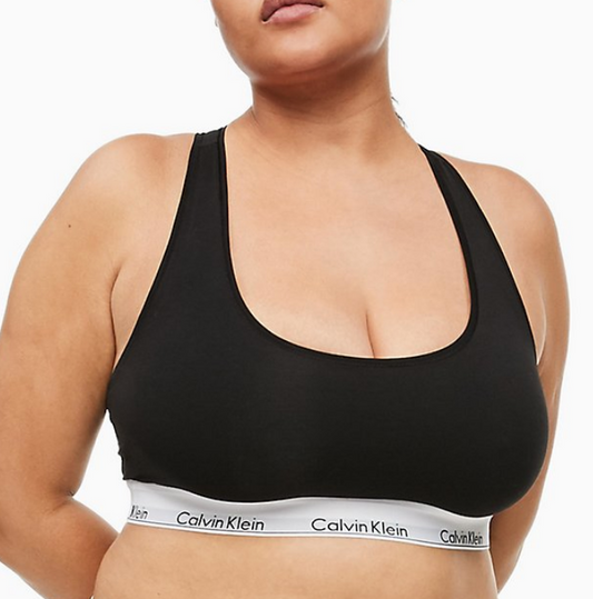Modern Cotton Plus Unlined Bralette QF5116 - Black