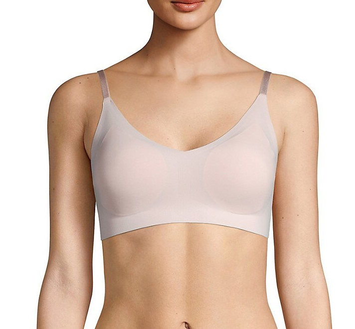 Invisibles Lightly Lined Triangle Convertible Bralette QF5753 - Nymph's Thigh