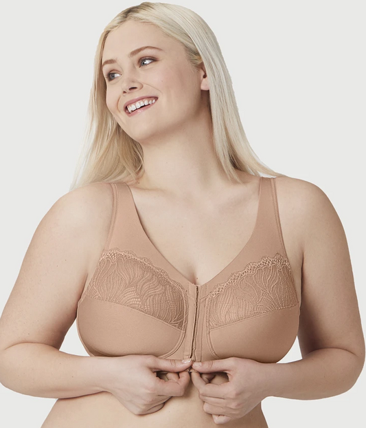 1210 MagicLift Natural Shape Front-Close Bra - Cafe Cappuccino