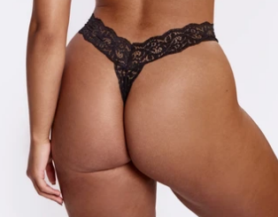 Celeste Thong - Black