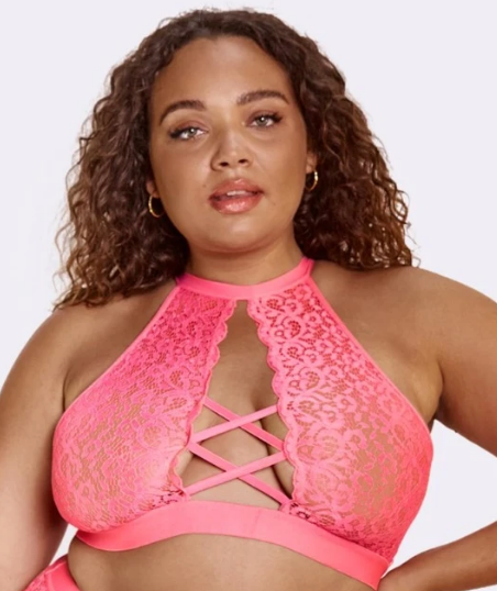 Elektra Bralette - Rose Hot Pink