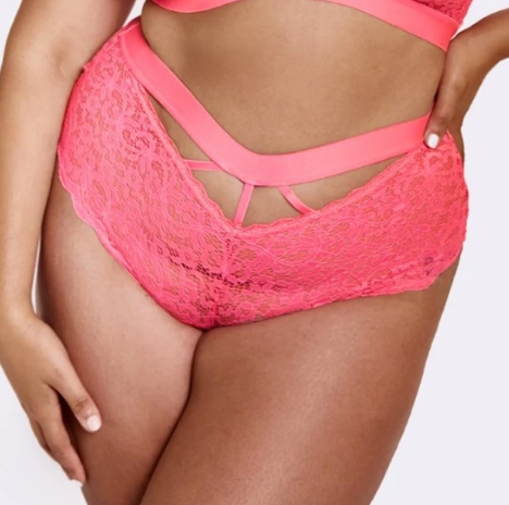 Elektra High Waist Brazilian - Rose Hot Pink