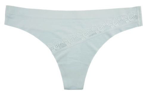 Laser Cut Thong 528 - White