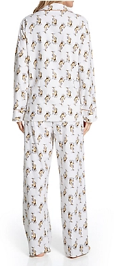 100% Cotton Flannel Pyjamas 15175 - Reindeer