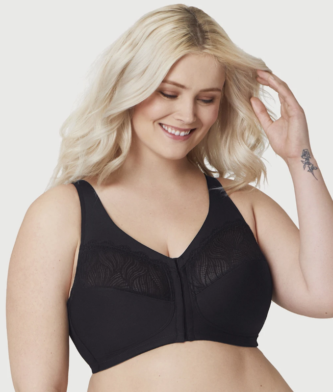 1210 MagicLift Natural Shape Front-Close Bra - Black