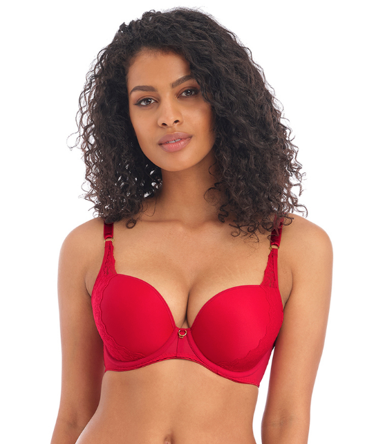 Temptress Plunge T-Shirt Bra AA400131 - Cherry