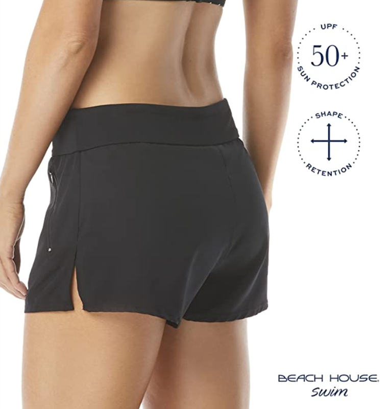 April Woven Beach Shorts H58028 - Black