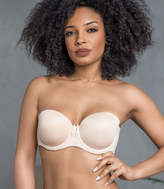 STRAPLESS PUSH UP Bra Multiway Sexy Balcony Lace Padded Plunge Bras for  Women $34.07 - PicClick