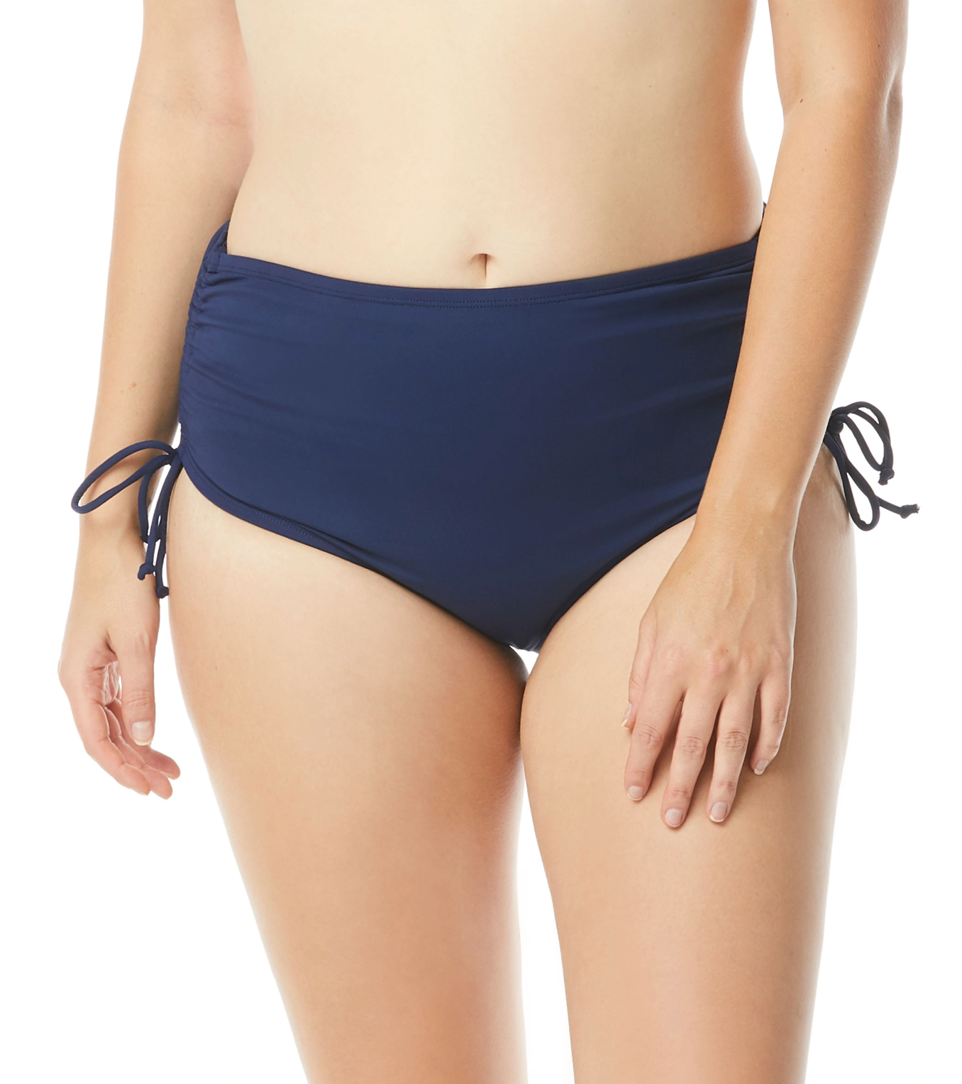 Plus Size Hayden Adjustable Side Tie Bikini Bottom HW58013 -  Admiral